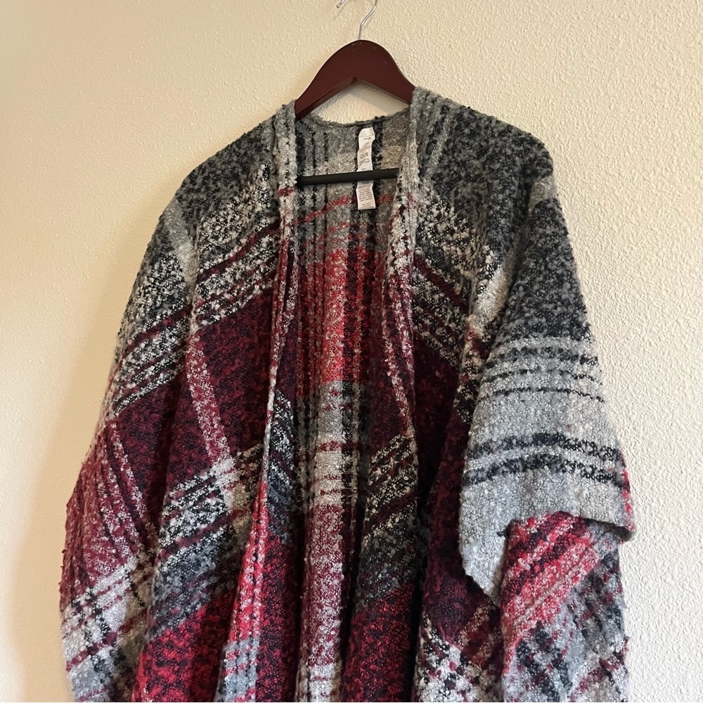 Balance Collection Red / Black Blanket Wrap Shall - One Size